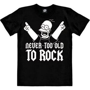 The Simpsons – Never Too Old To Rock – tričko M