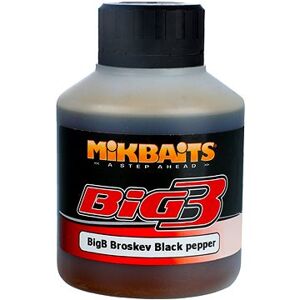 Mikbaits Legends Booster BigB Broskyňa Black pepper 250 ml