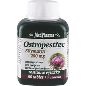 Ostropestrec (Silymarin 200 mg) – 67 tbl.
