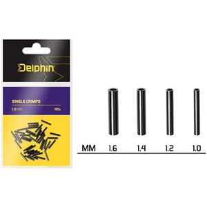Delphin Single Crimps 1,2 mm 40 ks