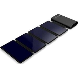 Sandberg Solar 4-Panel Powerbank 25000 mAh, solárna nabíjačka, čierna