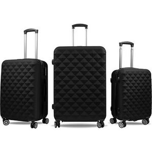 Aga Travel Súprava cestovných kufrov MR4655 Čierna
