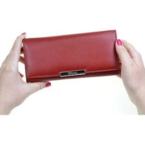 Dámska kožená peňaženka SEGALI 7066 červená