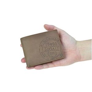 Pánska kožená peňaženka SEGALI 614826 A hnedá