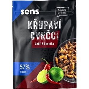 SENS Chrumkavé & pražené svrčky – Chilli & Limetka 16 g