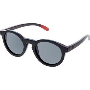 VeyRey Slnečné okuliare drevené polarizačné oválne Hornbeam čierne sklá