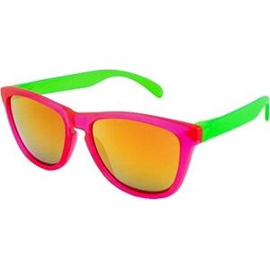 VeyRey Slnečné okuliare Nerd Cool ružovo-zelené