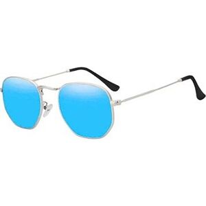 VeyRey Slnečné okuliare polarizačné oválne Hurricane modré sklá